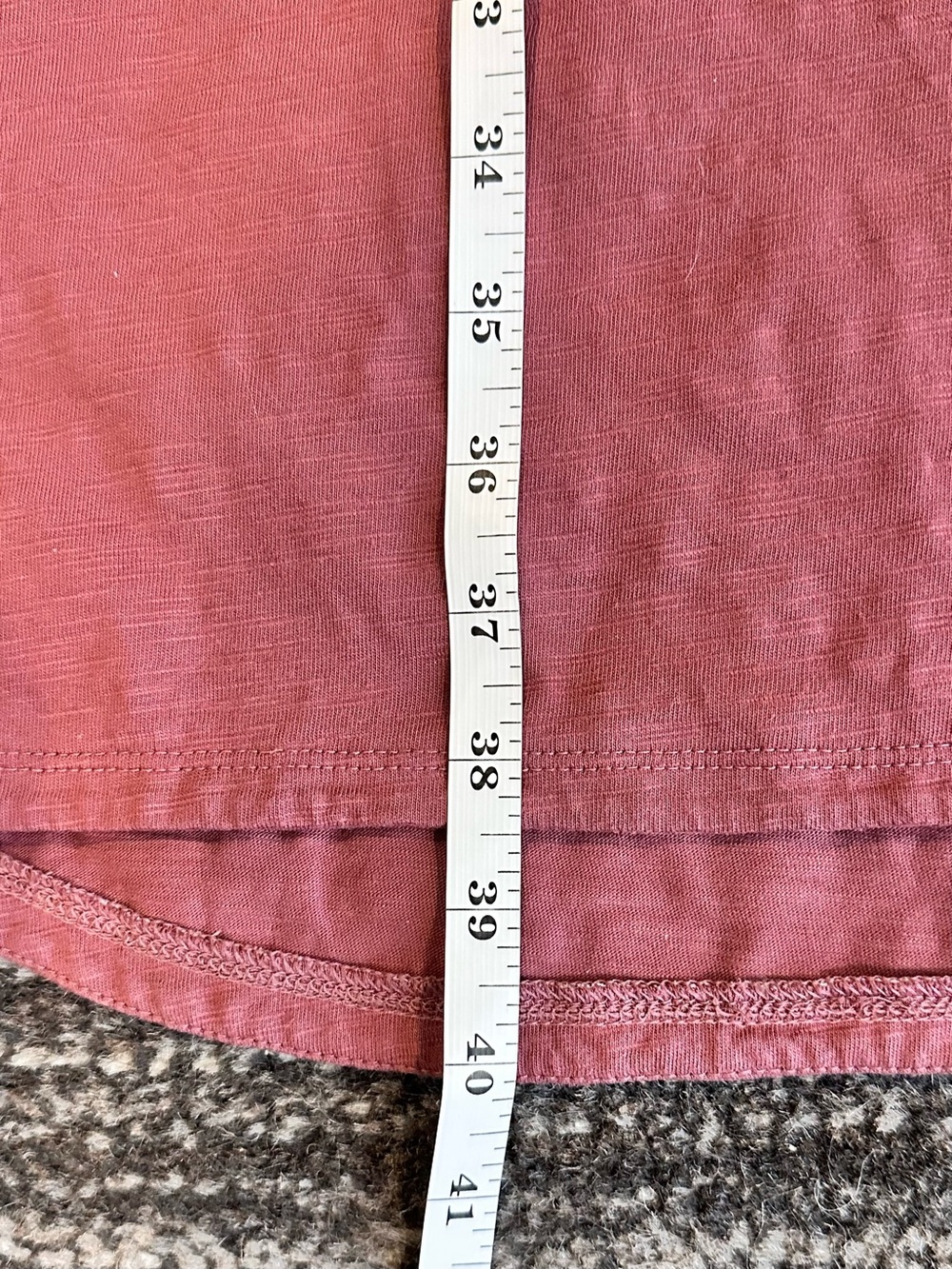 Pact Organic Cotton T-shirt Dress Size Small Mauve Pink Tie Drawstring Waist - Picture 10 of 12